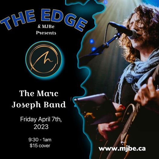 The Marc Joseph Band Edge Poster - Live Music in GTA April 7 2023